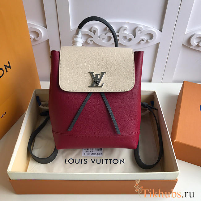 Louis Vuitton Lockme Backpack Red white M52734 - 1