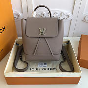 Louis Vuitton Lockme Backpack Gray M52734 - 4