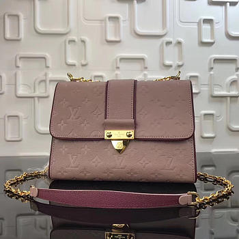 Louis Vuitton Chain handbag M43393 Dark Pink
