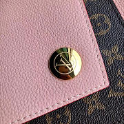 Louis Vuitton Double V Leather Top Handbag Pink - 4