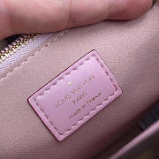 Louis Vuitton Double V Leather Top Handbag Pink - 5