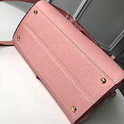 Louis Vuitton Double V Leather Top Handbag Pink - 2