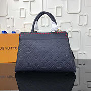 Louis Vuitton Vosges MM Monogram Empreinte Leather Handbags Blue - 6