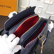 Louis Vuitton Vosges MM Monogram Empreinte Leather Handbags Blue - 2