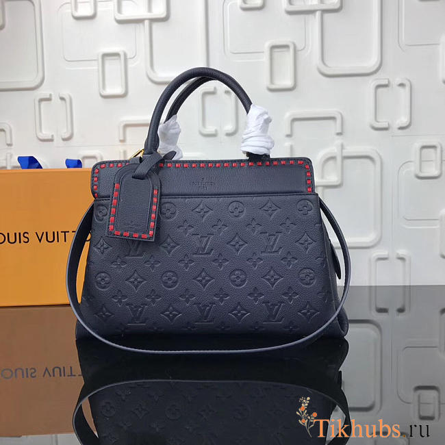 Louis Vuitton Vosges MM Monogram Empreinte Leather Handbags Blue - 1