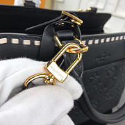 Louis Vuitton Vosges MM Monogram Empreinte Leather Handbags Black - 5