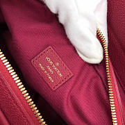 Louis Vuitton Vosges MM Monogram Empreinte Leather Handbags Rose Red - 3