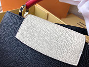 Louis Vuitton Leather Capucines Bag N94519 Black - 6