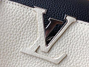 Louis Vuitton Leather Capucines Bag N94519 White - 3