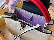 Louis Vuitton Leather Capucines Bag N94519 White - 2