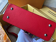 Louis Vuitton Leather Capucines Bag N94519 Red - 4