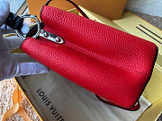 Louis Vuitton Leather Capucines Bag N94519 Red - 2