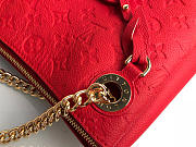 Louis Vuitton Monogram Empreinte Leather Handbags M43758 Red - 5