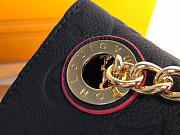 Louis Vuitton Monogram Empreinte Leather Handbags M43758 Dark Blue - 6