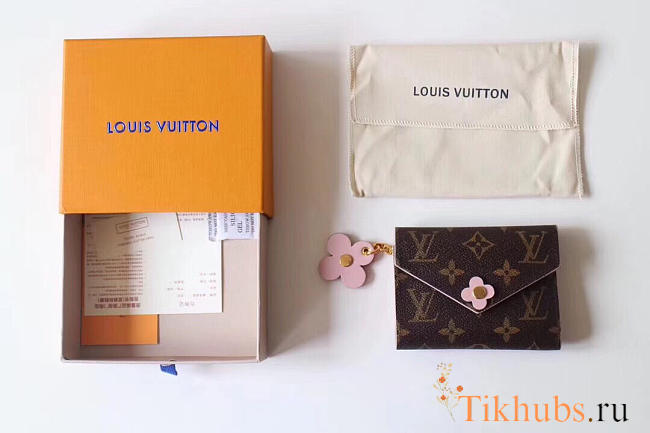 Louis Vuitton Original Emilie Rose Red Wallet - 1