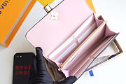 Louis Vuitton Monogram Unisex Long Wallets With Pink - 3