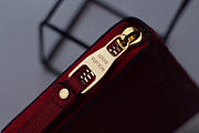 Louis Vuitton ZIPPY Red WALLET Monogram Empreinte Leather - 6