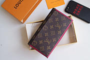 Louis Vuitton Flore Fuchsia Wallet Monogram Small Leather - 3