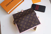 Louis Vuitton Flore Pink Wallet Monogram Small Leather - 4