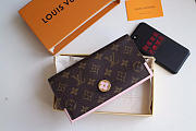 Louis Vuitton Flore Pink Wallet Monogram Small Leather - 6