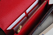 Louis Vuitton Original Monogram Envelope Red Wallet M62235 - 5