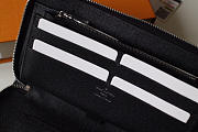 Louis Vuitton ZIPPY ORGANIZER Monogram Black Wallet M60002A - 3