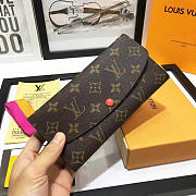 Louis Vuitton Designer Women's orange Wallet in Monogram Canvas  - 3