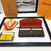 Louis Vuitton Designer Women's orange Wallet in Monogram Canvas  - 5