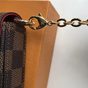 Louis Vuitton Damier Canvas Pochette Felicie Wallets Handbag 63032 - 5