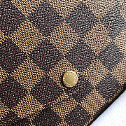 Louis Vuitton Damier Canvas Pochette Felicie Wallets Handbag 63032 - 2