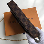 Louis Vuitton Damier Canvas Pochette Felicie Wallets Handbag 63032 - 4