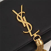 YSL Classic Calfskin Mini Chain Bag in Black with Gold Hardware 26817 - 6