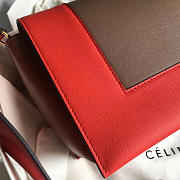 Celine Frame Brown and Red Tote bag - 6