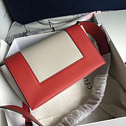 Celine Frame Red and Creamy-white Tote bag - 6