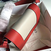 Celine Frame Red and Creamy-white Tote bag - 5