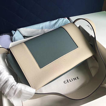 Celine Frame Blue and Creamy-white Tote bag