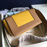 Celine Frame Yellow and Khaki Tote bag - 6