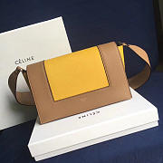 Celine Frame Yellow and Khaki Tote bag - 3