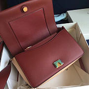 Celine Frame Pink and Wine Red Tote bag - 4