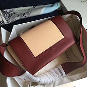 Celine Frame Pink and Wine Red Tote bag - 1