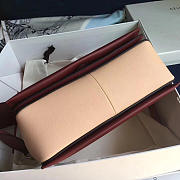 Celine Frame Pink and Wine Red Tote bag - 2