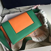 Celine Frame Orange and Green Tote bag - 2