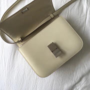 Celine Classic White Bag in Box Calfskin Smooth Leather - 3