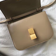 Celine Classic Khaki Bag in Box Calfskin Smooth Leather - 6