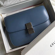 Celine Classic Blue Bag in Box Calfskin Smooth Leather - 3