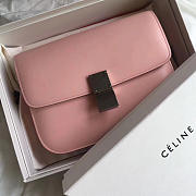 Celine Classic Pink Bag in Box Calfskin Smooth Leather - 2