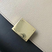 Celine Trapeze small Lambskin Leather Bag Beige Blue - 2