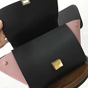 Celine Trapeze small Lambskin Leather Bag Pink - 2