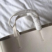 Celine Original Lambskin Leather Bucket Bag white red - 3