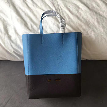 Celine Original Lambskin Leather Bucket Bag blue black